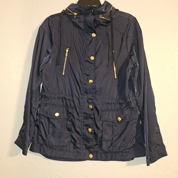 Copper Key Midnight Blue Jacket with Golden Highlights - Picture 6 of 15